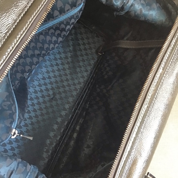 🛍Longchamp Large Legende Verni Satchel Bag - Picture 8 of 13